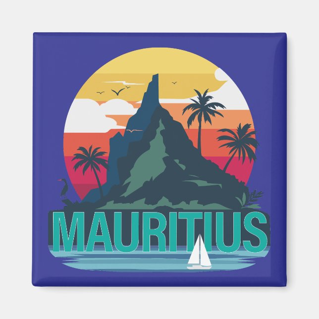 Republic of Mauritius Magnet (Front)