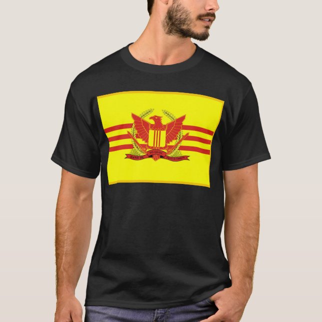 Republic of South Vietnam Military Forces Flag T-Shirt (Front)