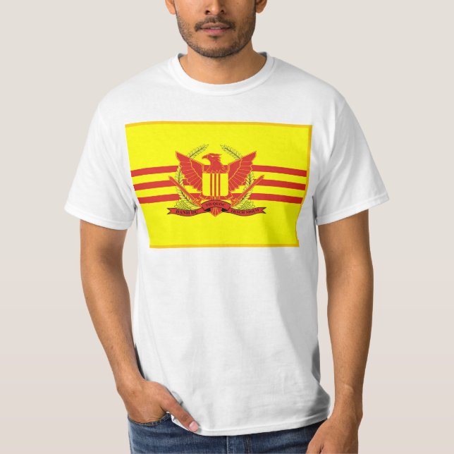 Republic of South Vietnam Military Forces Flag T-Shirt (Front)
