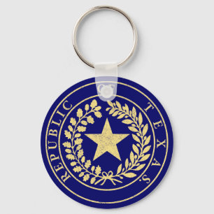 Republic of Texas Seal Key Ring