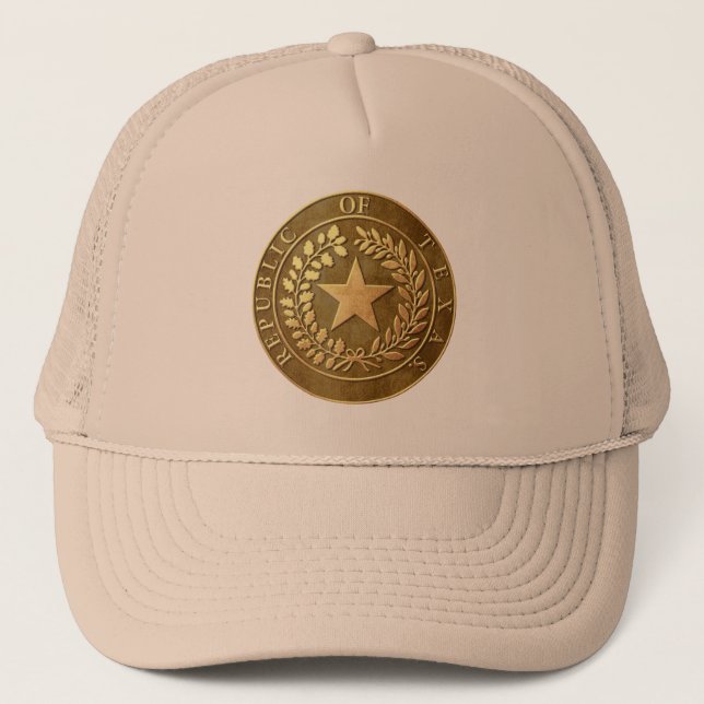 Republic of Texas Seal Trucker Hat (Front)