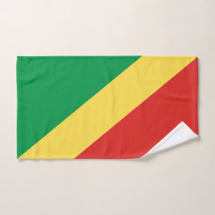 Republic of the Congo Flag Bath Towel Set