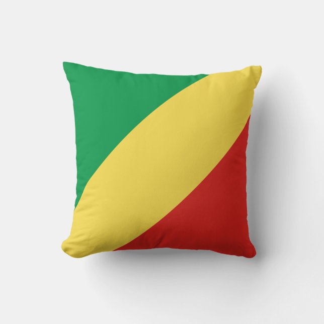 Republic of the Congo Flag Cushion (Front)