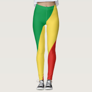 Republic of the Congo Flag Leggings