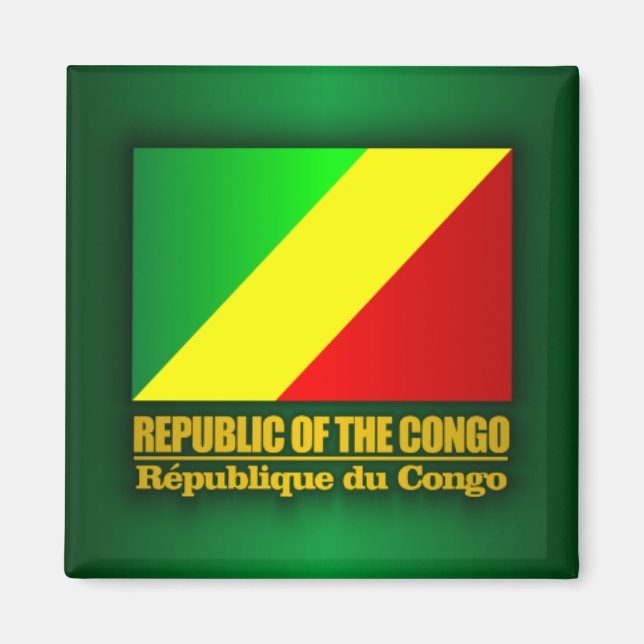 Republic of the Congo Flag Magnet (Front)