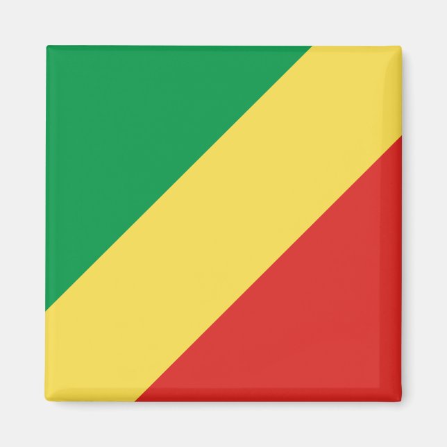 Republic of the Congo Flag Magnet (Front)