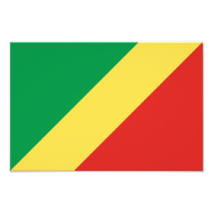 Republic of the Congo Flag Photo Print