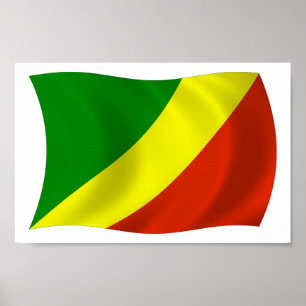 Republic of the Congo Flag Poster Print