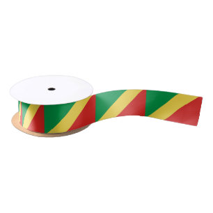 Republic of the Congo Flag Satin Ribbon