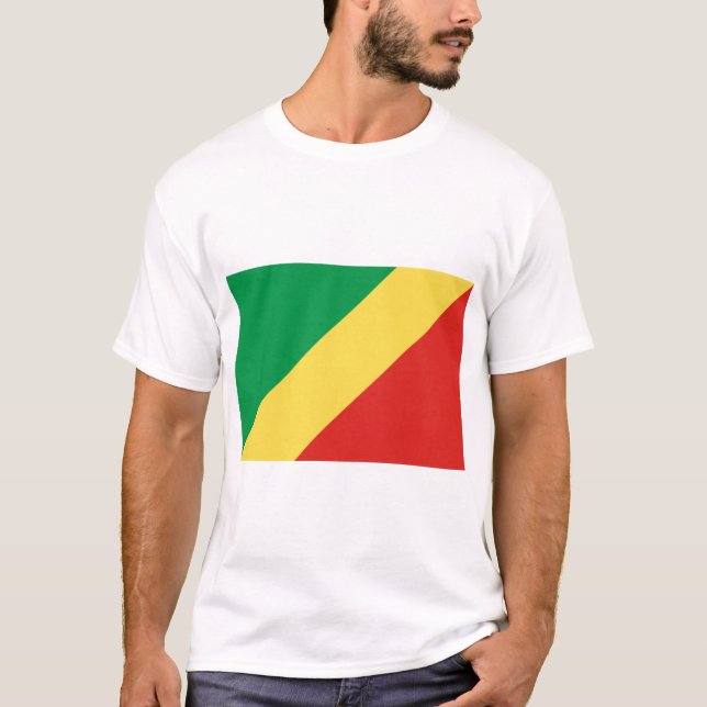 Republic of the Congo Flag T-Shirt (Front)