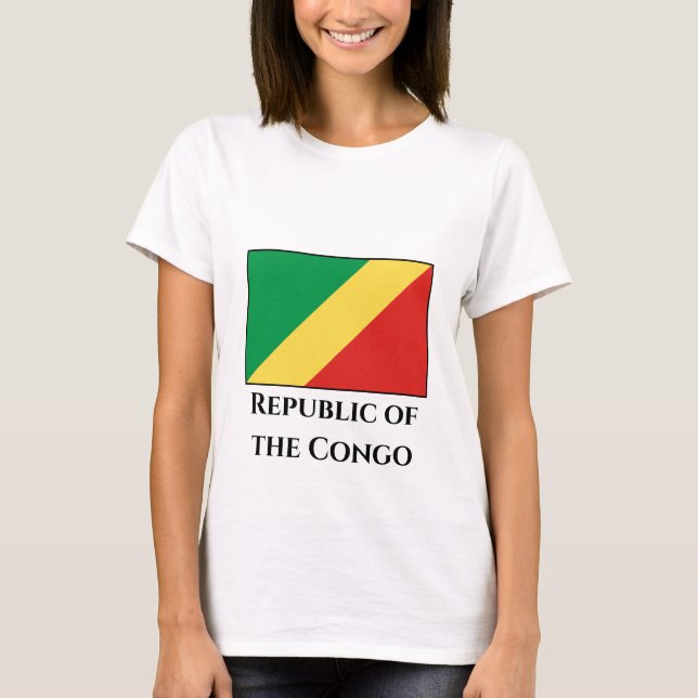 Republic of the Congo Flag T-Shirt (Front)