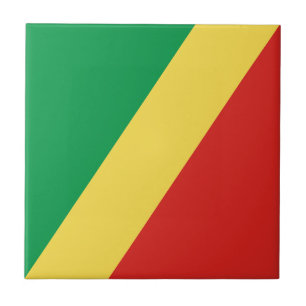 Republic of the Congo Flag Tile