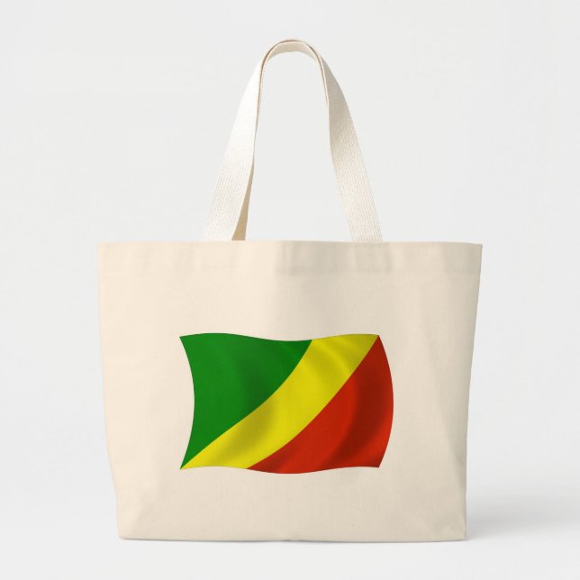 Republic of the Congo Flag Tote Bag (Front)