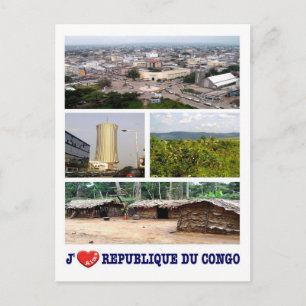 Republic of the Congo - I Love - Postcard