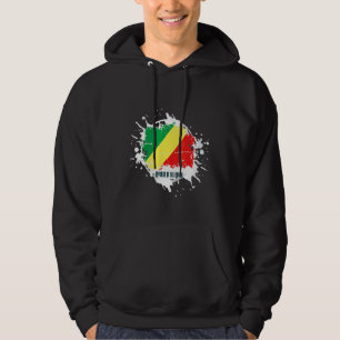 Republic Of The Congo Splash Hoodie
