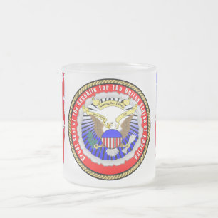 Republic-of-the-USA Seal Frosted Mug