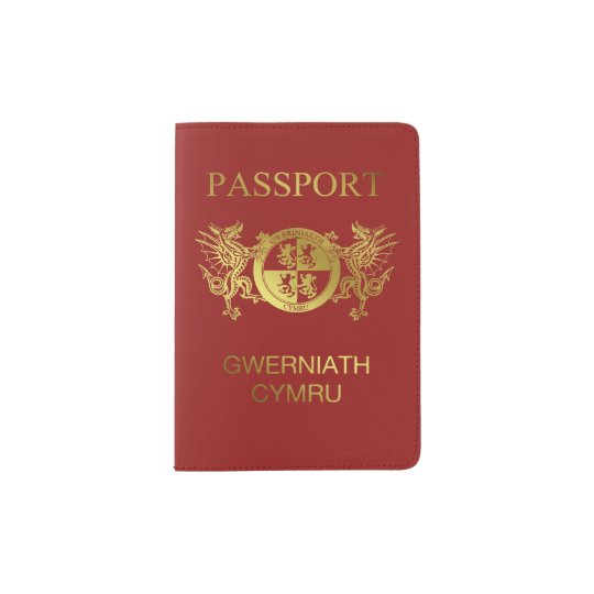 Republic Of Wales Passport Holder Zazzle.co.uk