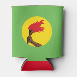 Republic of Zaire Flag - Democratic Republic Congo Can Cooler
