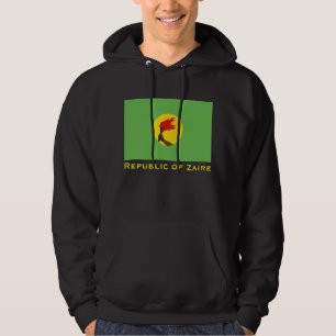 Republic of Zaire Flag  Hoodie