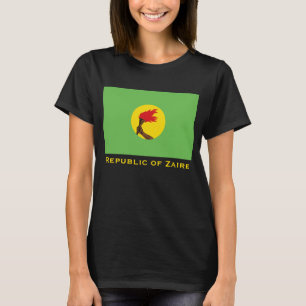 Republic of Zaire Flag  T-Shirt