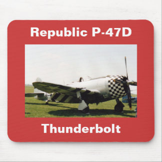 Republic P-47D Thunderbolt Mouse Mat