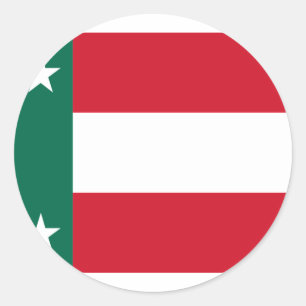 Republic Yucatan, Mexico Classic Round Sticker