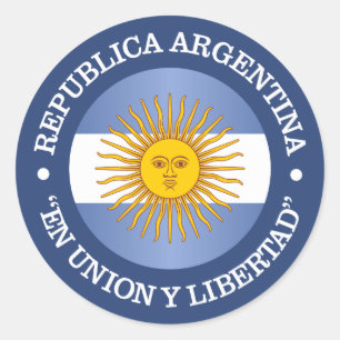 Republica Argentina Classic Round Sticker