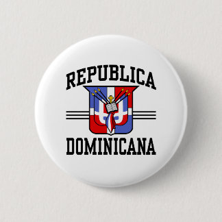 Republica Dominicana 6 Cm Round Badge