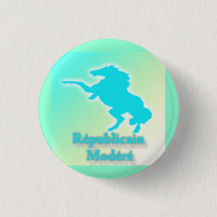 Republicain Modere Party Logo 3 Cm Round Badge