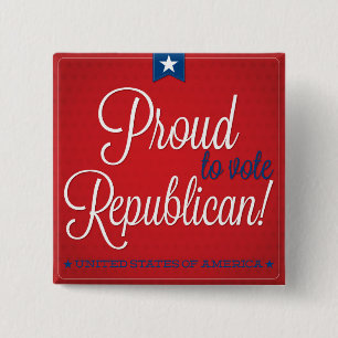 Republican 15 Cm Square Badge