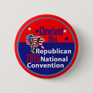 Republican 2016 Convention 6 Cm Round Badge