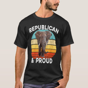 Republican And Proud - Republican Vintage Retro Su T-Shirt