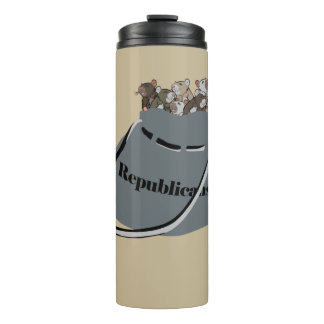Republican Bag of Rats Thermal Tumbler