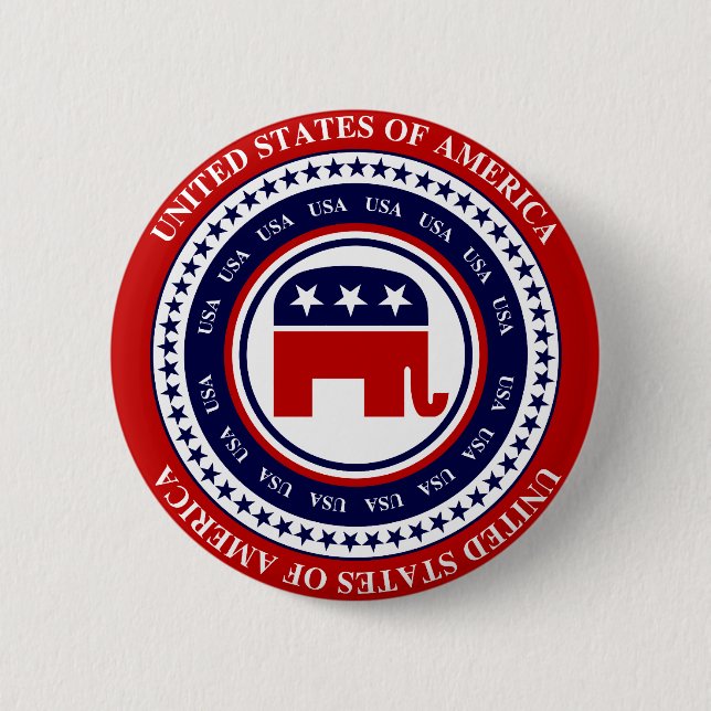 Republican Button (Front)