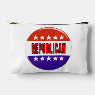 Republican Button Accessory Pouch