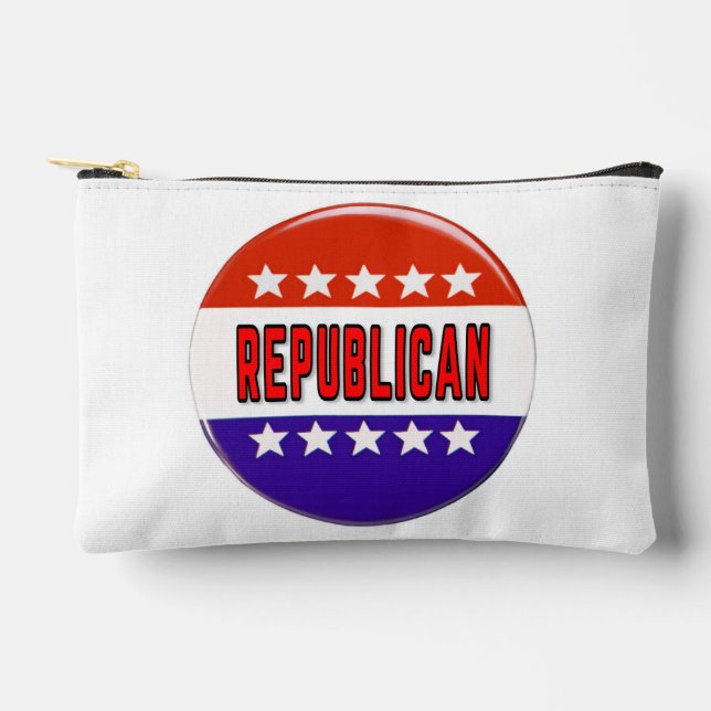 Republican Button Accessory Pouch (Front)
