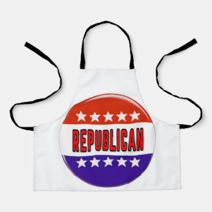 Republican Button Apron