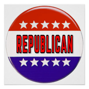 Republican Button Poster
