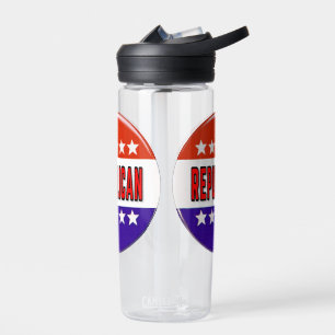 Republican Button Water Bottle