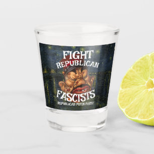 REPUBLICAN CCC WPA PARTY COST PRICE HG AFFORD HG SHOT GLASS