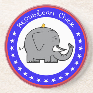 republican chick coaster