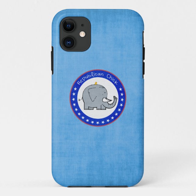 republican chick iphone case (Back)