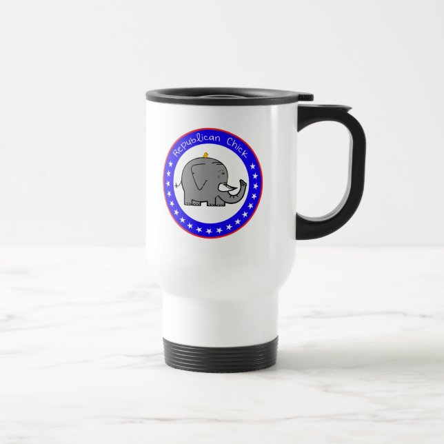 republican chick travel mug (Right)