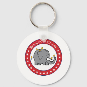 republican chicks key ring