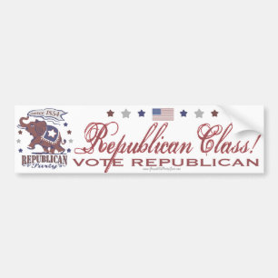 Republican Class Bumper Sticker