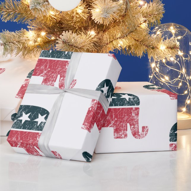 Republican Conservative Wrapping Paper (Holidays)