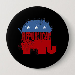 REPUBLICAN ELECTION 10 CM ROUND BADGE