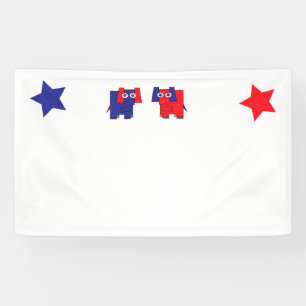 Republican Elephant Banner