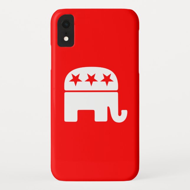 Republican Elephant Case-Mate iPhone Case (Back)