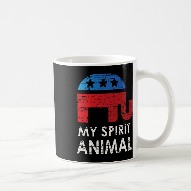 Republican Elephant  Coffee Mug (Right)